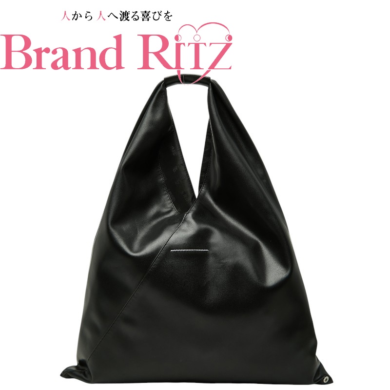 中古 良品 マルタンマルジェラ MM6 ジャパニーズ バッグ クラシック トートバッグ ブラック ポリウレタン レディース MARTIN MARGIELA 【送料無料】【三田店】｜ブランド　リッツ