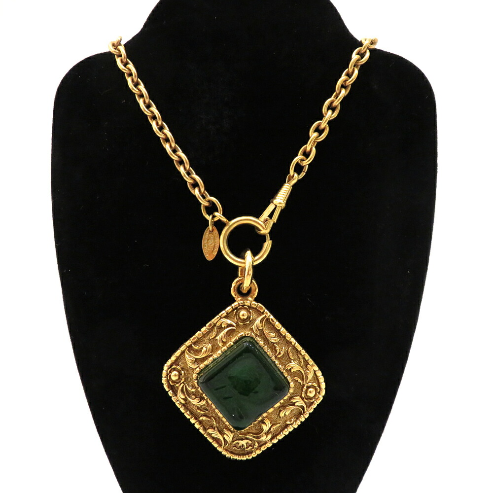 楽天市場】CHANEL/シャネル グリポア ヴィンテージ ネックレス 【中古