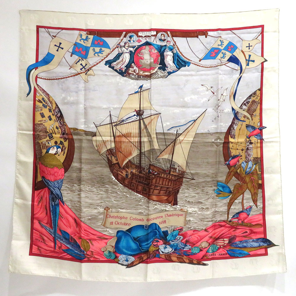 楽天市場】レア 極美品 HERMES エルメス スカーフ カレ90 シルク