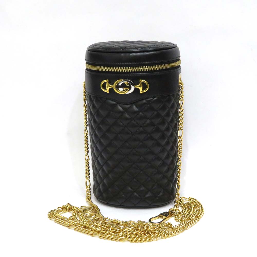 中古 美品 グッチ ズゥミ バケットバッグ Aランク キルティングレザー 572298 GUCCI レディース 【送料無料】【名谷店】