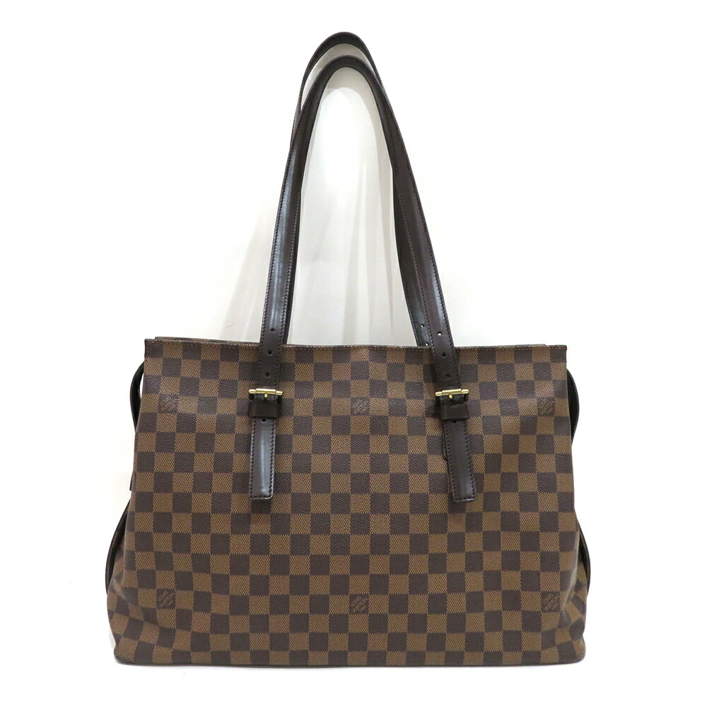 中古 ルイヴィトン バッグ ダミエ チェルシー N51119 ABランク ショルダー トート ブラウン LOUISVUITTON レディース 【送料無料】 【名谷店】