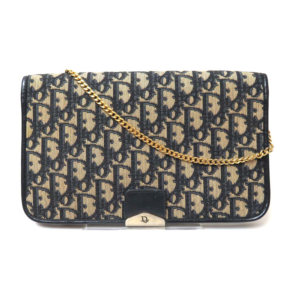 【超美品】クリスチャンディオール ワンショルダーバッグ サドルバッグ トロッター ディオール トロッター サドル ハンドバッグ ワンショルダー