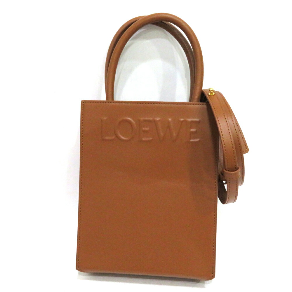 楽天市場】美品 ロエベ LOEWE トートバッグ アナグラム ベージュ