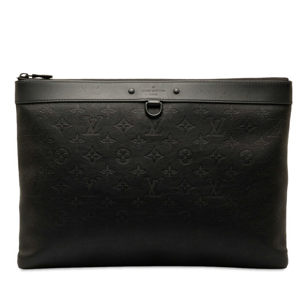 中古 ルイヴィトン ポシェット大きな進歩GM モノグラムシャドウ ?62903 黒いこと Louis Vuitton A序列付ける 【貨物輸送無料】【西神中央店】