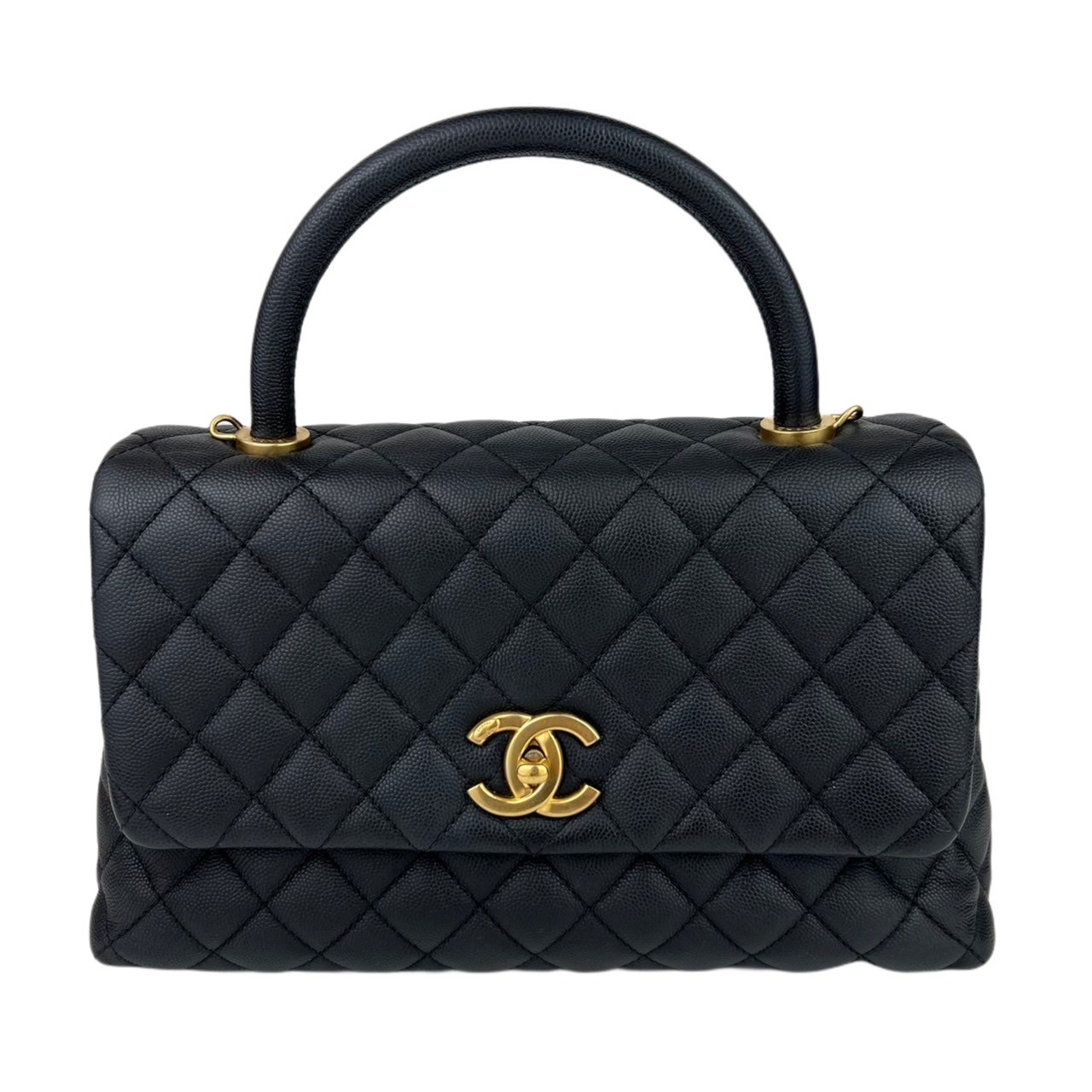 楽天市場】新品未使用 CHANEL シャネル ココハンドル24 Caviar skin 