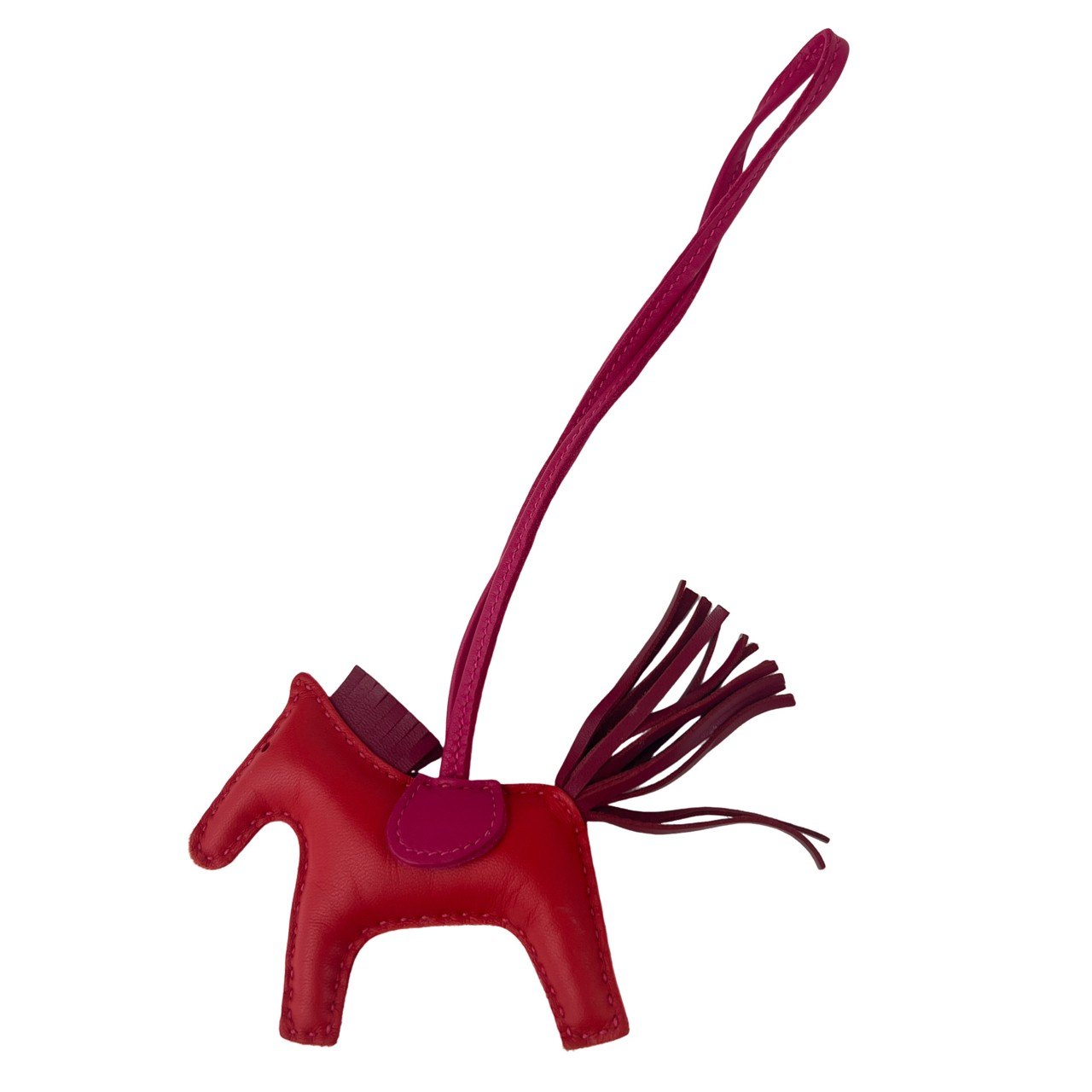 美品 エルメス HERMES ロデオチャームGM ピンク系 エルメス ロデオチャーム MM ピンク！（ロデオ チャーム MM