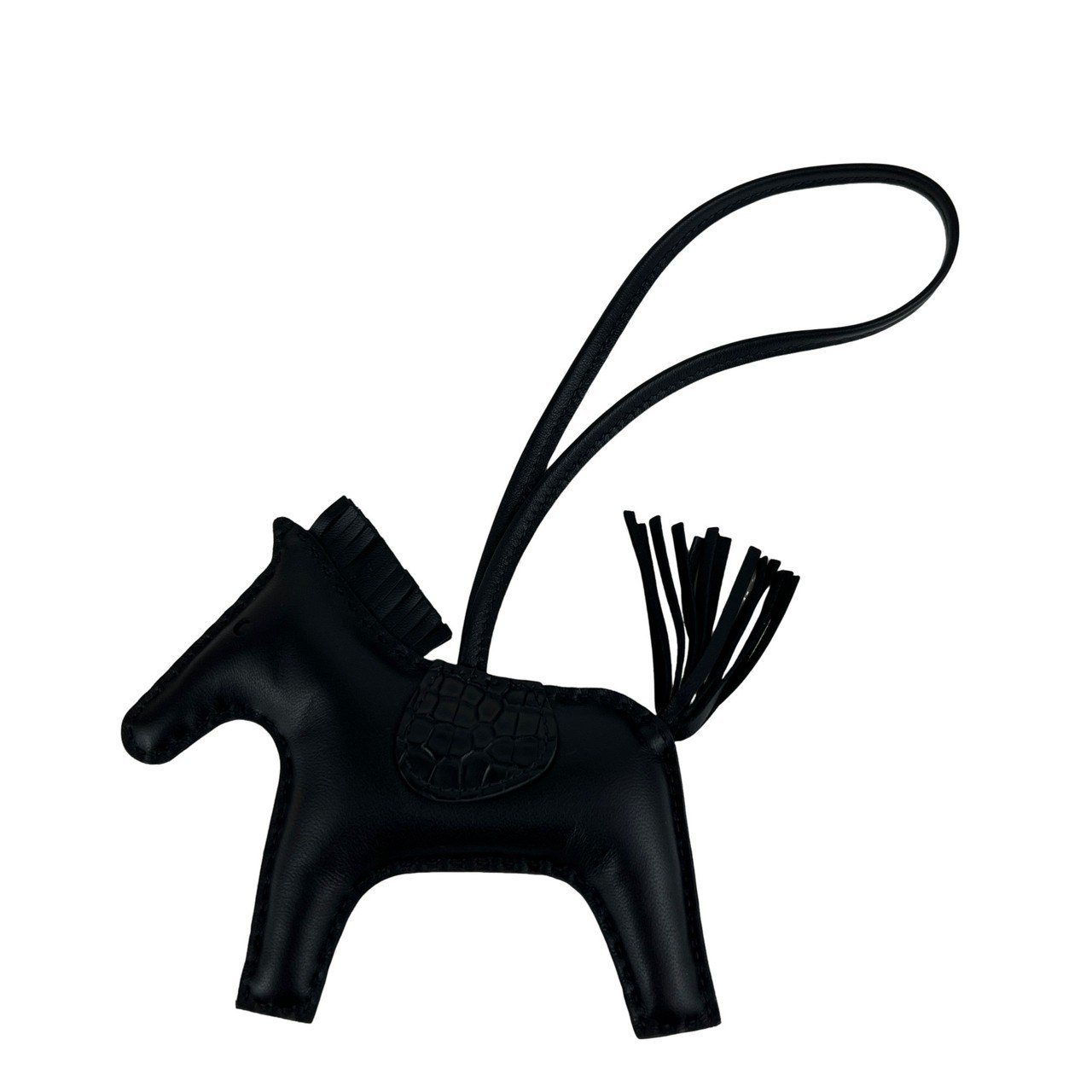 楽天市場】質屋 エルメス HERMES ロデオチャーム ソーブラック U刻印