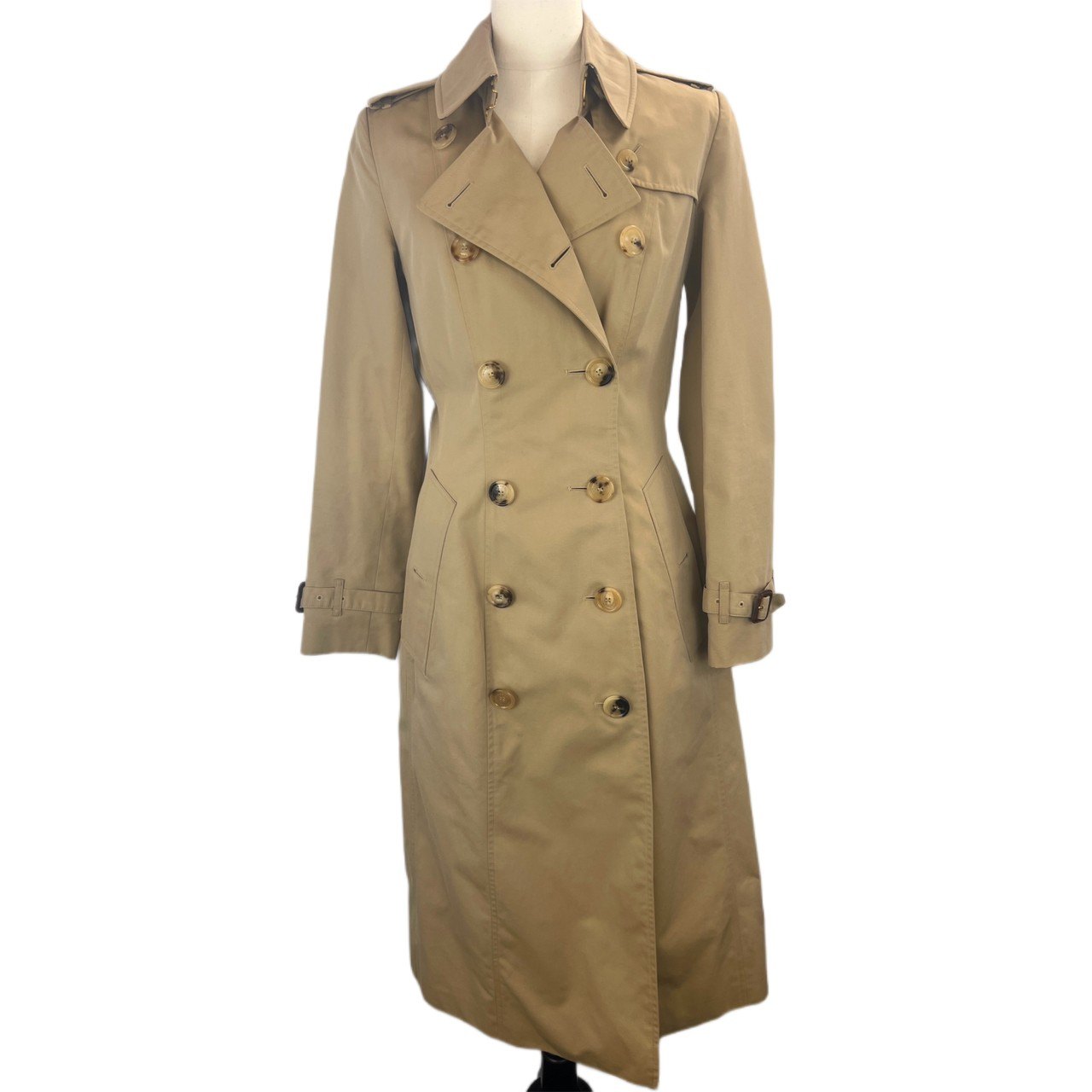 【未使用】Burberrysダブルブラックコート 15号 中古・古着通販】Burberry's (バーバリーズ) カシミヤ混ステンカラー