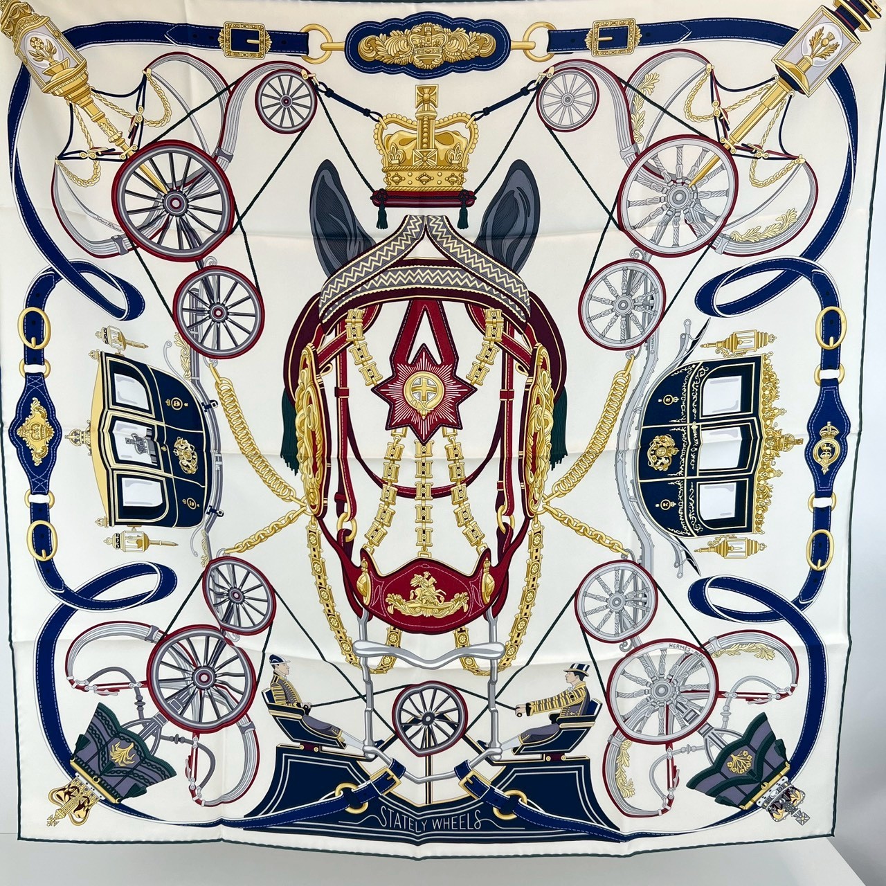 楽天市場】【新品同様・未使用】HERMES エルメス カレ 70 《フォーブル