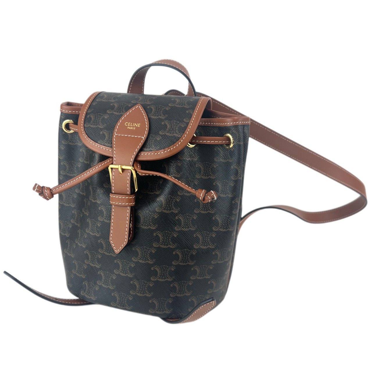 楽天市場】CELINE セリーヌ Medium Folco Backpack ミディアム フォル