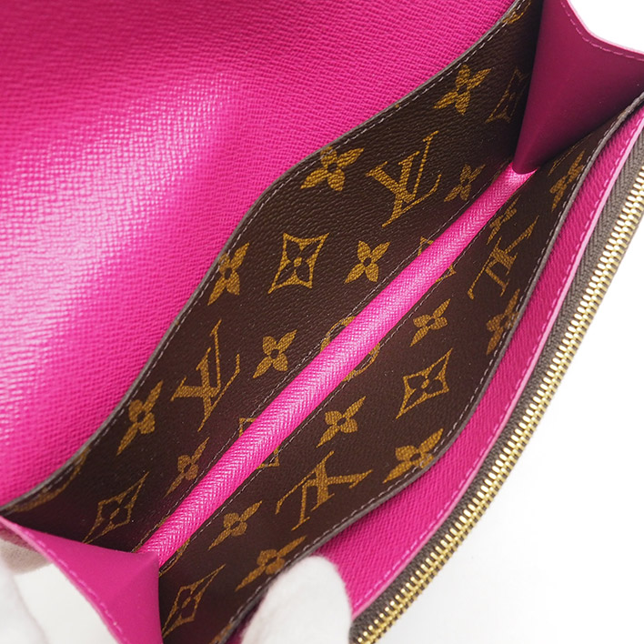 BRAND SHOT TOKYO: LOUIS VUITTON Porutofoiyu Emily Flower pink Monogram M64202 purse | Rakuten ...