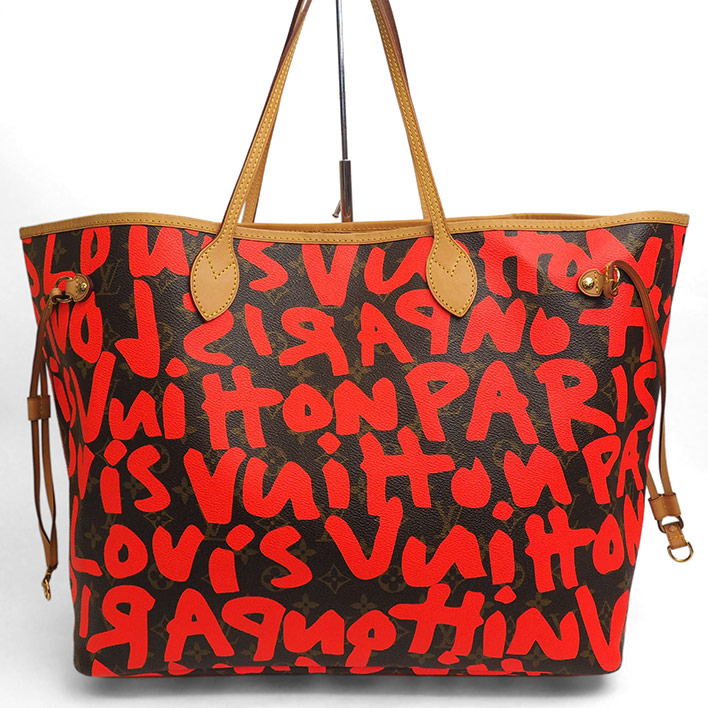 Louis Vuitton Neverfull Gm Monogram Graffiti M93702 Tote Bag