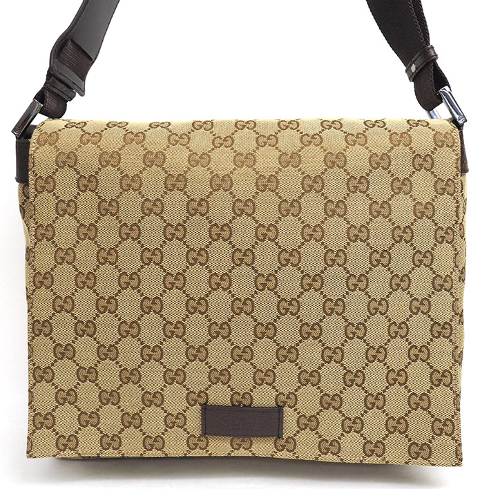 Gucci Gg Pattern Messenger Bag Hung Diagonally Canvas 146236 496303 Shoulder