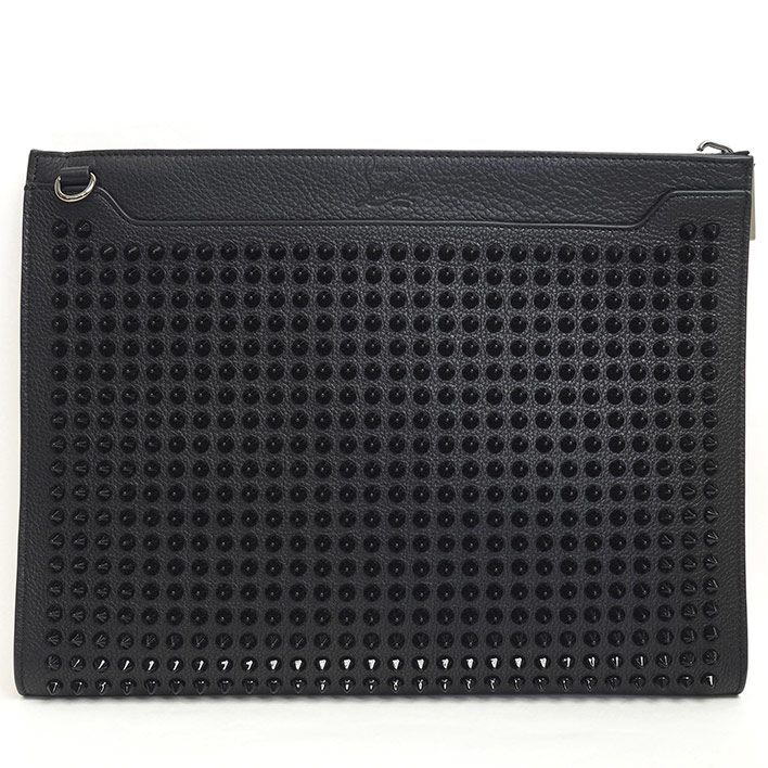 Louboutin Spike Studded Skypouch Sky Porch 2way Shoulder Bag 1185130 Clutch