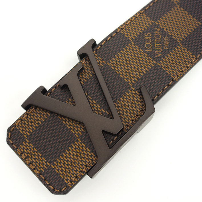 BRAND SHOT TOKYO: LOUIS VUITTON San tulle · LV initials 40MM Damier M9807U Men&#39;s belt | Rakuten ...