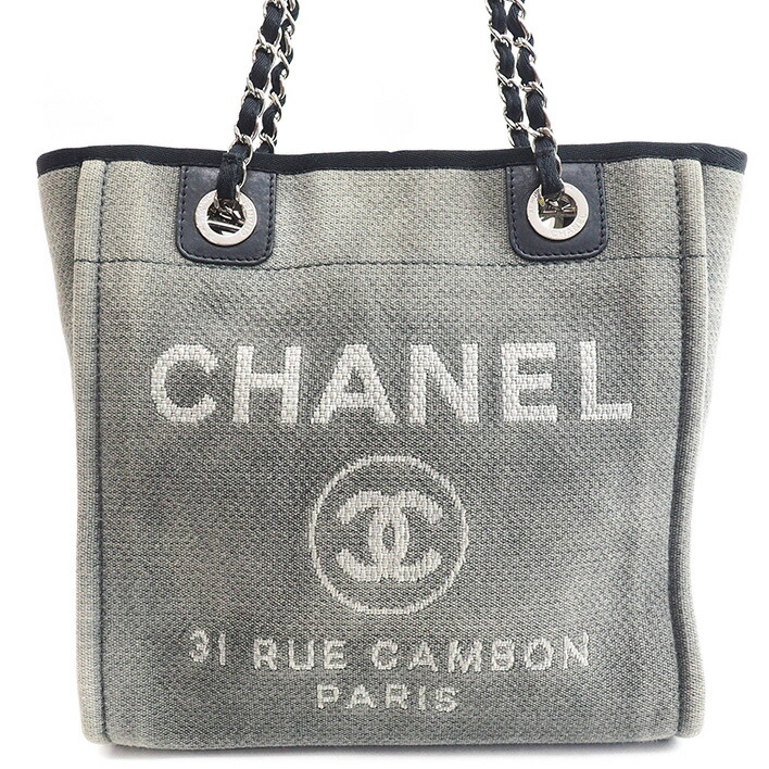 新作グッ のチェーンショルダーバッグ Chanel レザー 中古 Ccロゴ シャネル ロレックス ヴィンテージ キャンバス 黒 グレー 中古 ドーヴィルライン ブラック レディース チェーンバッグ ビジネス 本革 クラシック ブランド バック Bag Vintage A 中古 送料無料 新品