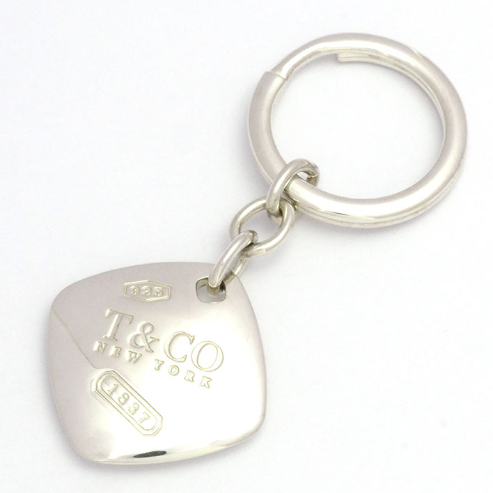 ✨未使用展示品✨ Tiffany &Co. キーケース キーホルダー Tロゴ ✨未使用