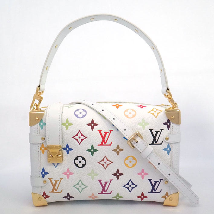【返品OK】【新品同様】ルイ ヴィトン LV × TM サイドトランク MM ルイ･ヴィトン × 村上隆 モノグラムマルチカラー レディース 【ショルダーバッグ】