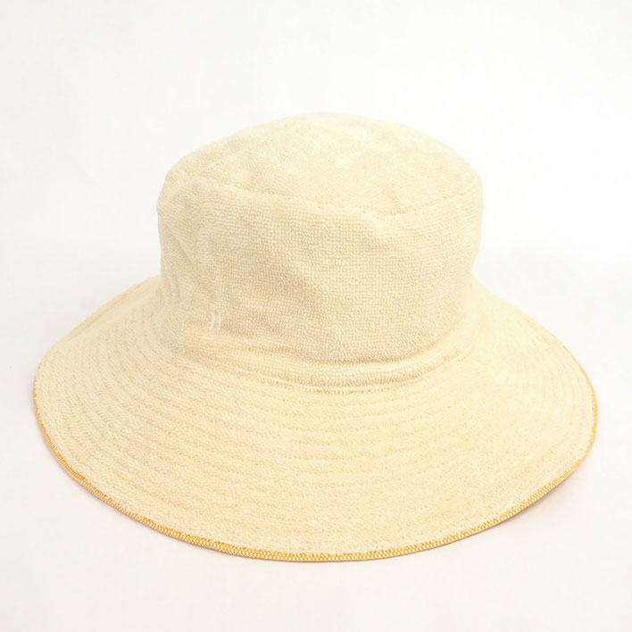 楽天市場】HERMES エルメス ハット 帽子 コットン100% ストライプ 白