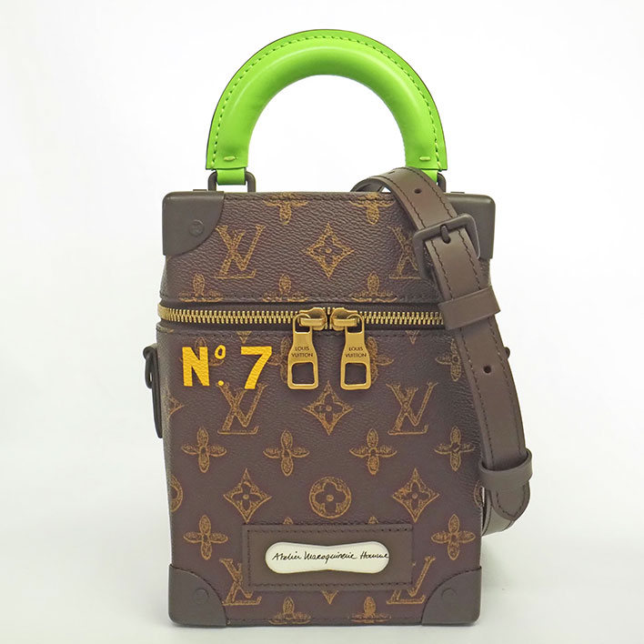 【返品OK】【美品】ルイ ヴィトン ヴェルティカル･ボックス トランク N°7 モノグラム メンズ 【ショルダーバッグ】