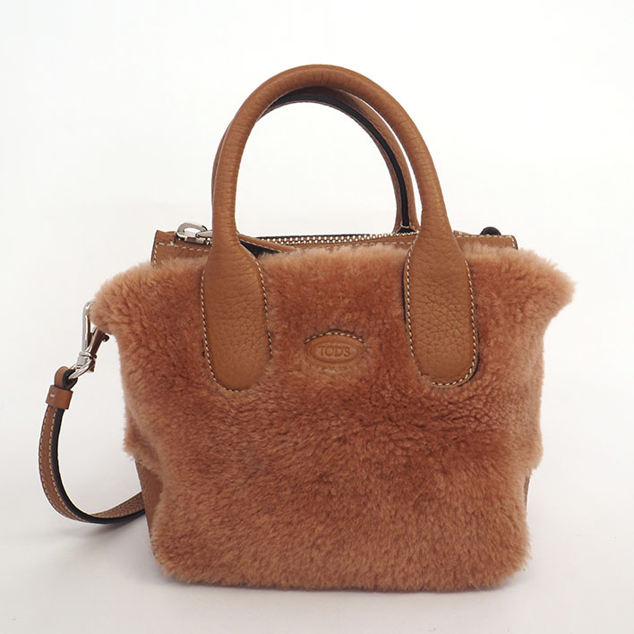 【返品OK】【美品】トッズ ディーアイ バッグトップハンドル 2WAY シルバー金具 DI BAG レディース 【ショルダーバッグ】｜ブランドショット東京