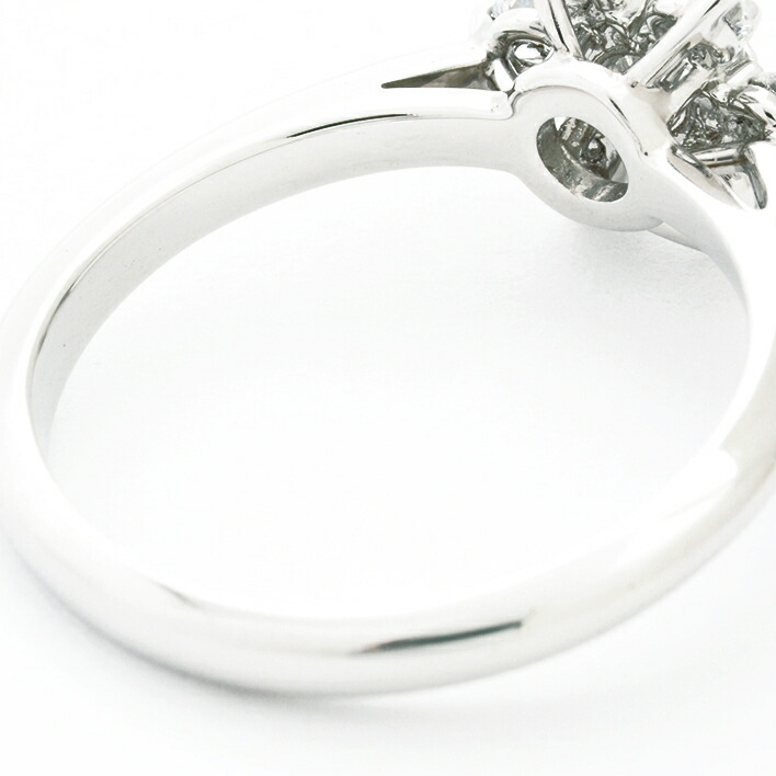 史上一番安い 指輪 ダイヤモンドリング プラチナ950 ヴィトン バッグ 8号 ティファニー Gooda掲載 ティファニー Tiffany Co ブランドショット東京送料無料 中古 中古 フラワーモチーフ 新品仕上げ済み