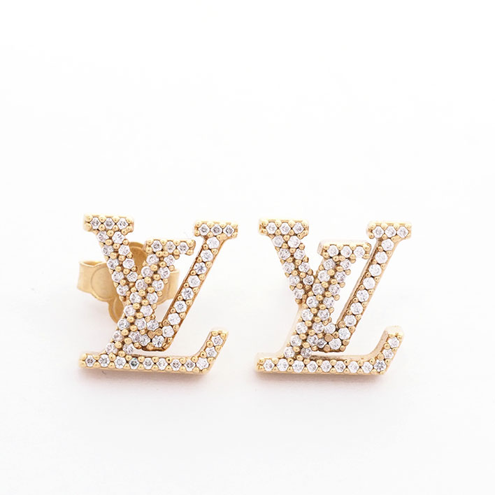 Louis Vuitton ピアス両耳　【美品】 LOUIS VUITTON ルイヴィトン ピアス 両耳用 エセンシャル V