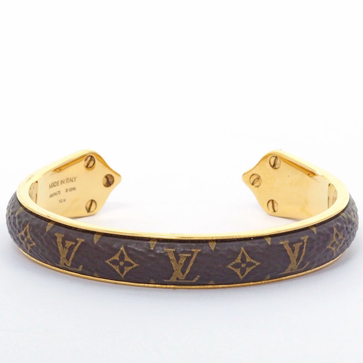 ルイヴィトン　バングル マンシェット モノグラムボールド 楽天市場】【返品OK】ルイヴィトン マンシェット モノグラム ボールド