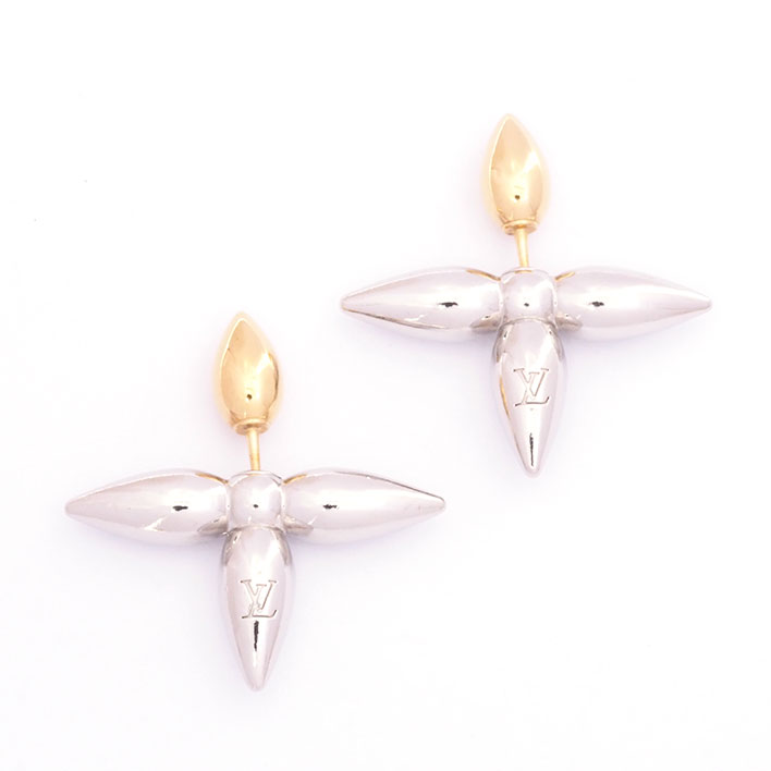 楽天市場】【返品OK】【美品】ルイヴィトン ピアス・ルイーズ バイ