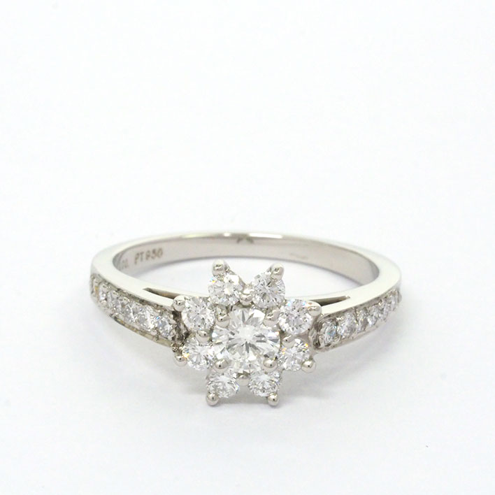 楽天市場】【新品仕上げ済】ティファニー TIFFANY フローラ ダイヤ