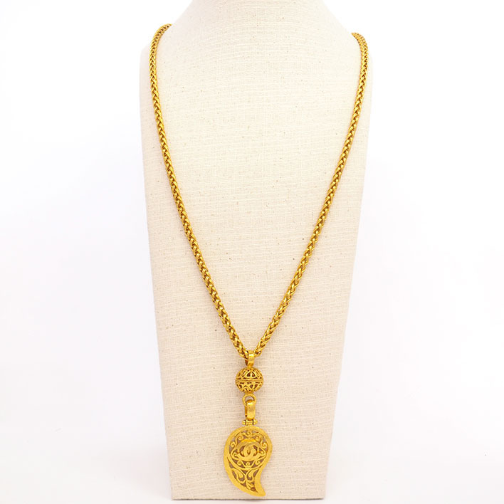 【返品OK】【美品】シャネル ペイズリー　ココマーク 【ネックレス】｜ブランドショット東京 169,800円