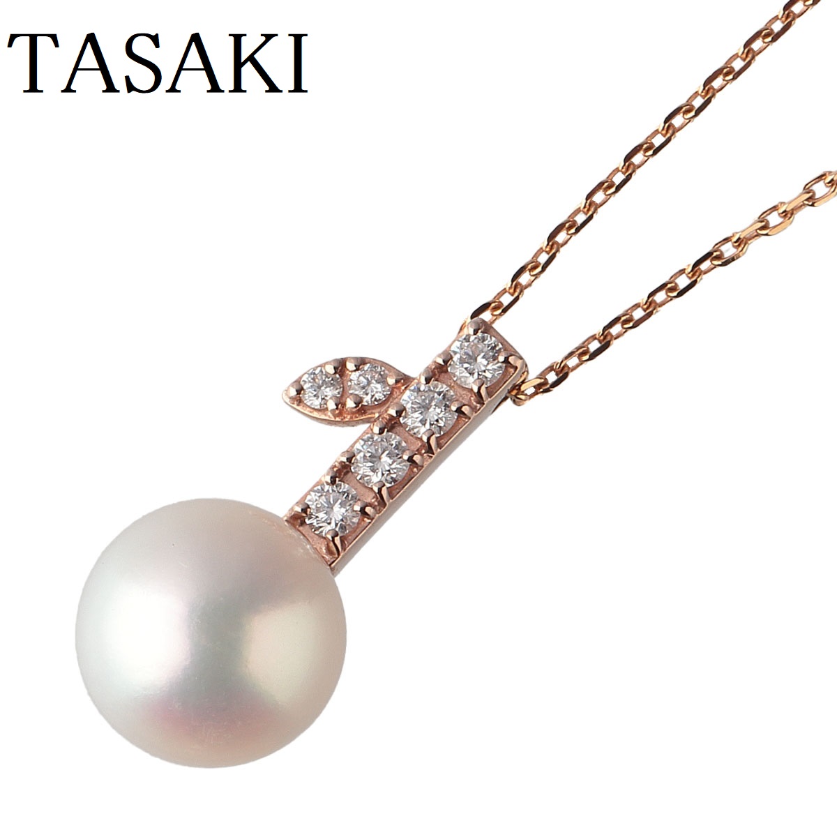 楽天市場】タサキ アメジスト ネックレス フラワー ダイヤ0.02ct 40cm