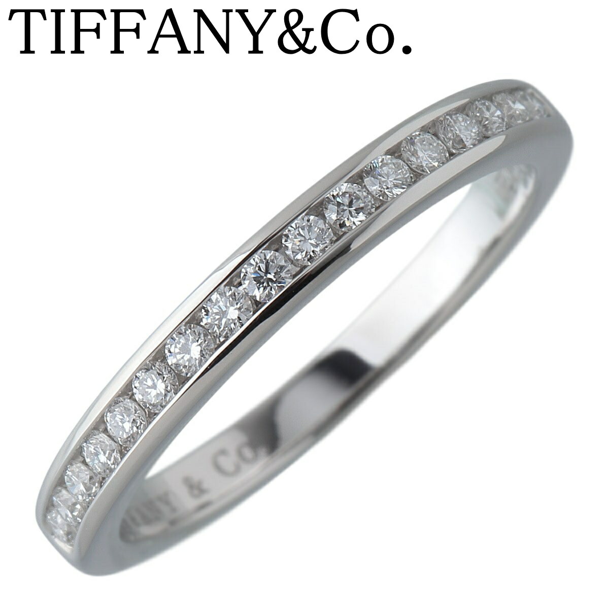 楽天市場】ティファニー ダイヤ リング スタッキング バンド 8PD 約  