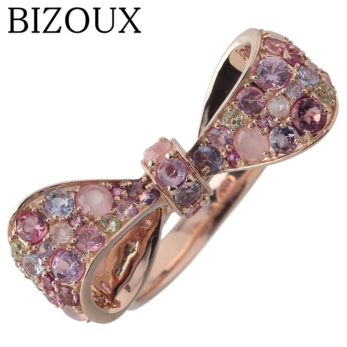 楽天市場】【中古】美品 Bizoux ビズー リング マルチカラー