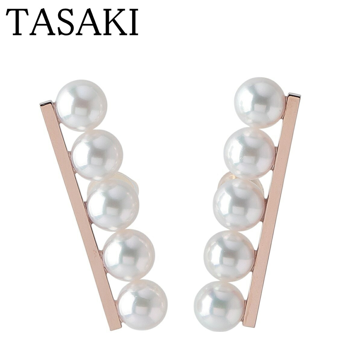 楽天市場】タサキ 田崎真珠 TASAKI ピアス バランス プラス バー