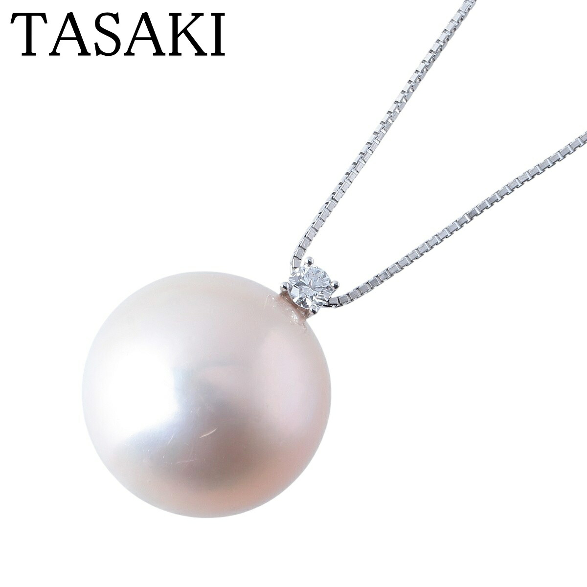 楽天市場】TASAKI【田崎真珠】K18YG マベパール付ネックレス 約