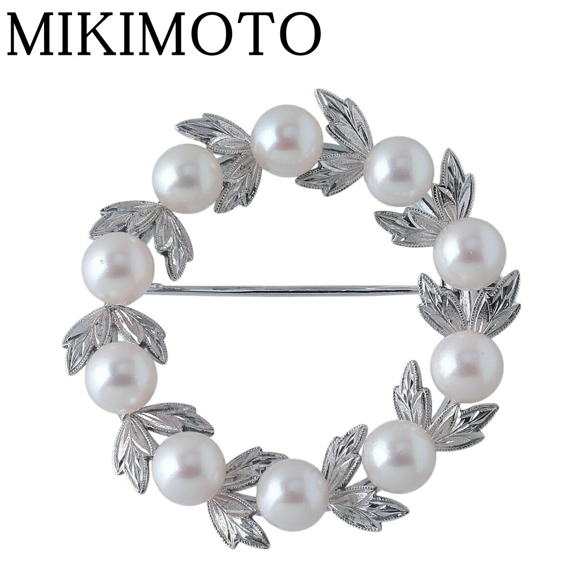 楽天市場】MIKIMOTO / ミキモト パールブローチ K18YG 5.8~6.0mm