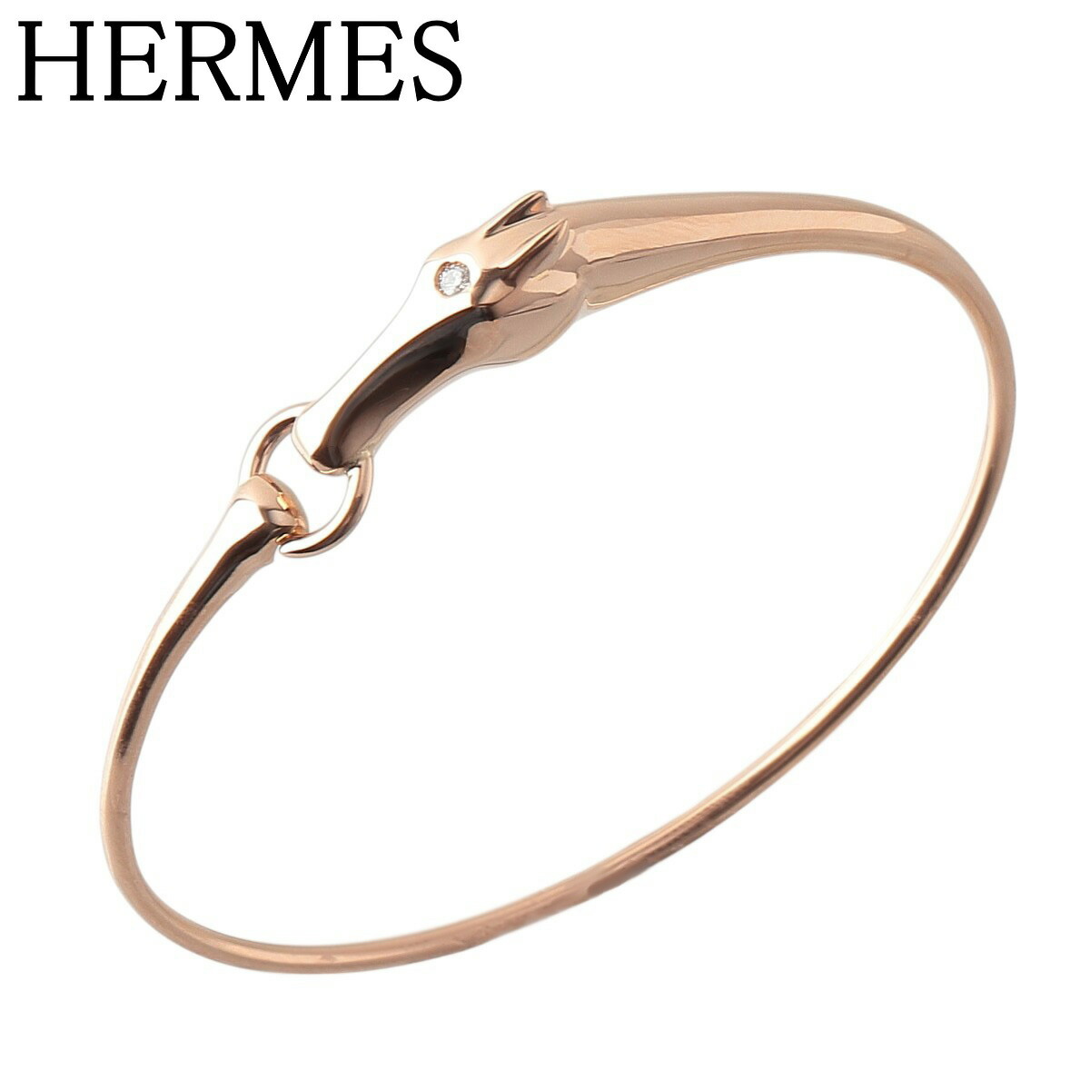 HERMES エルメス　ギャロップ バングル ブレスレット　アクセ 楽天市場】エルメス ギャロップブレス 1P ダイヤモンド バングル