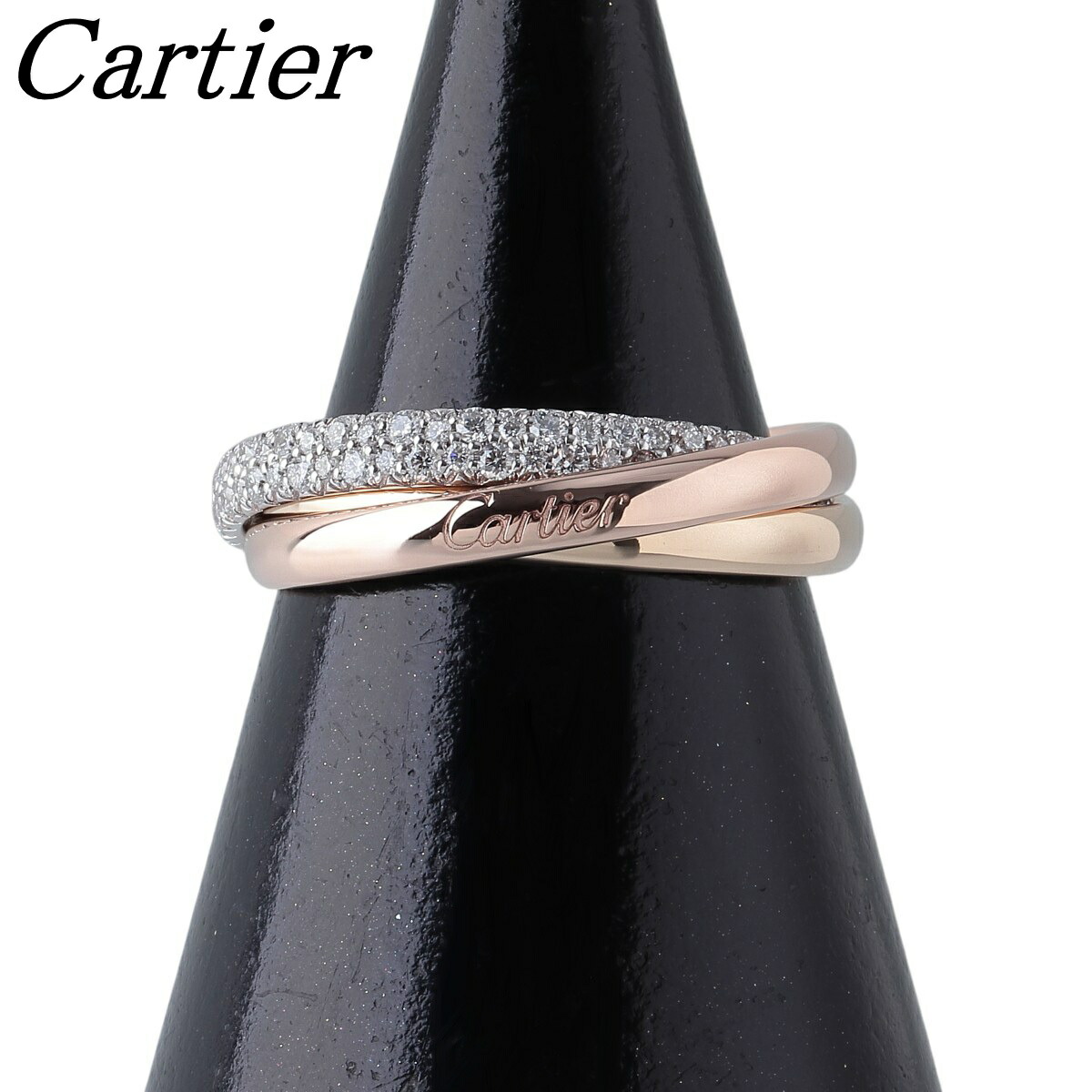 新品仕上げ】カルティエ トリニティ リング 49 9号 6135 新品仕上げ
