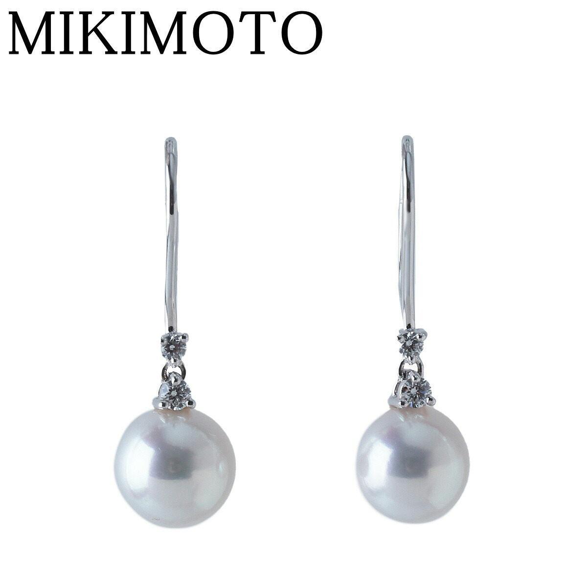 楽天市場】ミキモト MIKIMOTO 揺れる美しいアコヤパールピアス