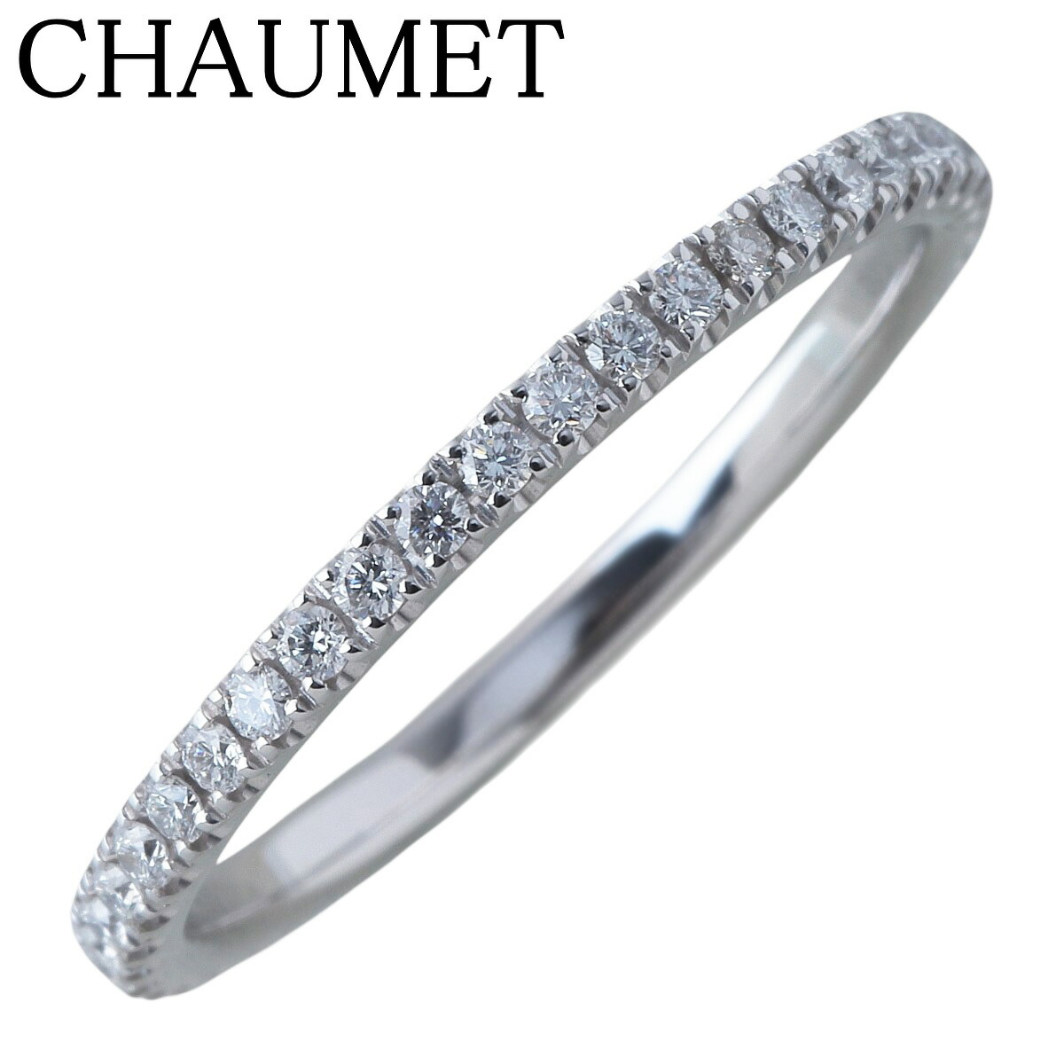 ブルガリ ドゥミトゥール ハーフエタニティ リング #52【22221】