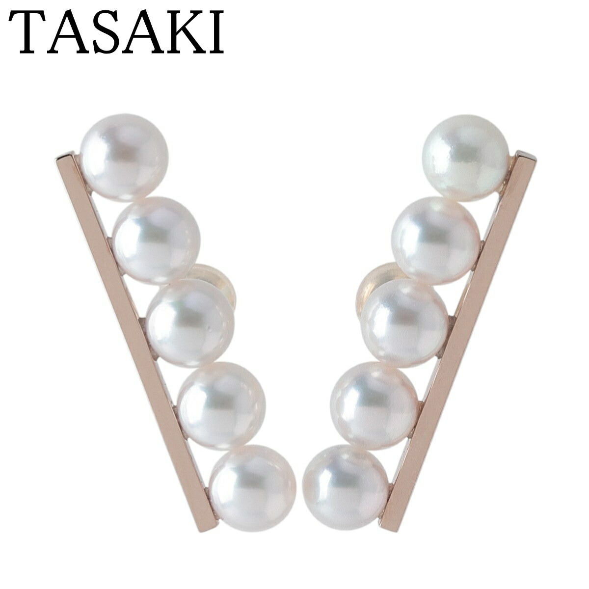 楽天市場】タサキ 田崎真珠 TASAKI ピアス バランス プラス バー