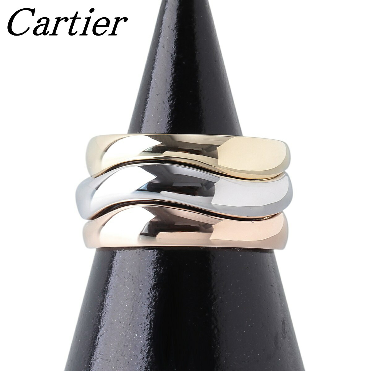 楽天市場】カルティエ Cartier リング ラブミー 2連 現行刻印
