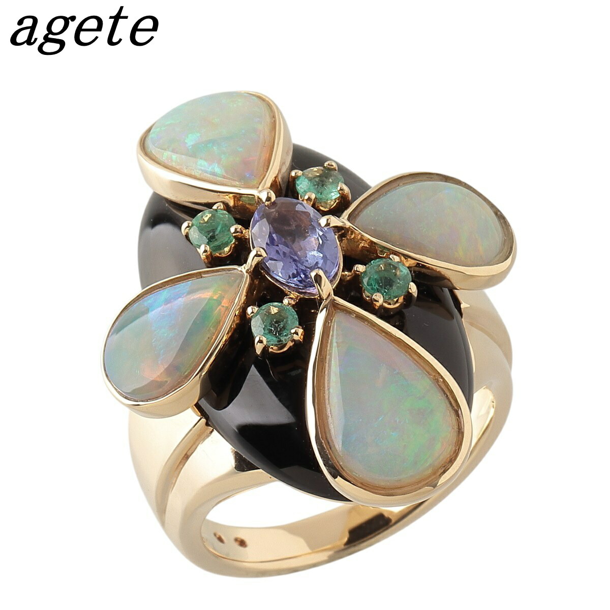 楽天市場】ageteアガット CLASSICクラシック K14 オパール スワン