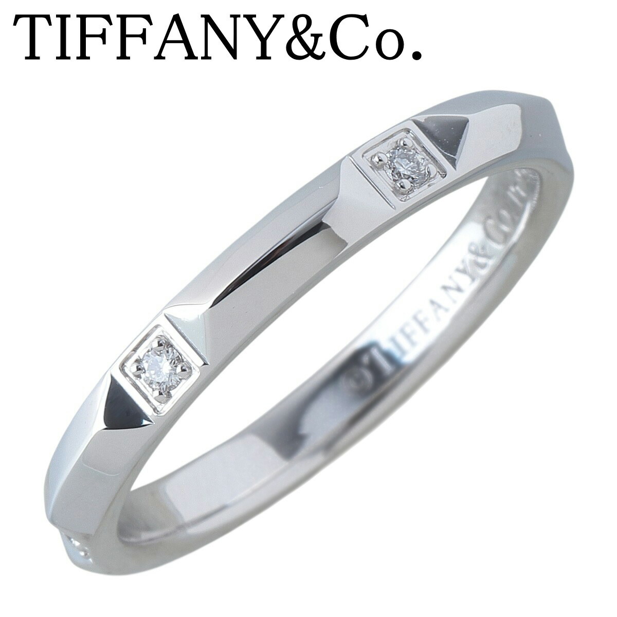 ティファニー トゥルー バンド ダイヤ リング 6PD 14号弱【23386】 楽天市場】TIFFANY&Co. ティファニー トゥルー エンゲージメント