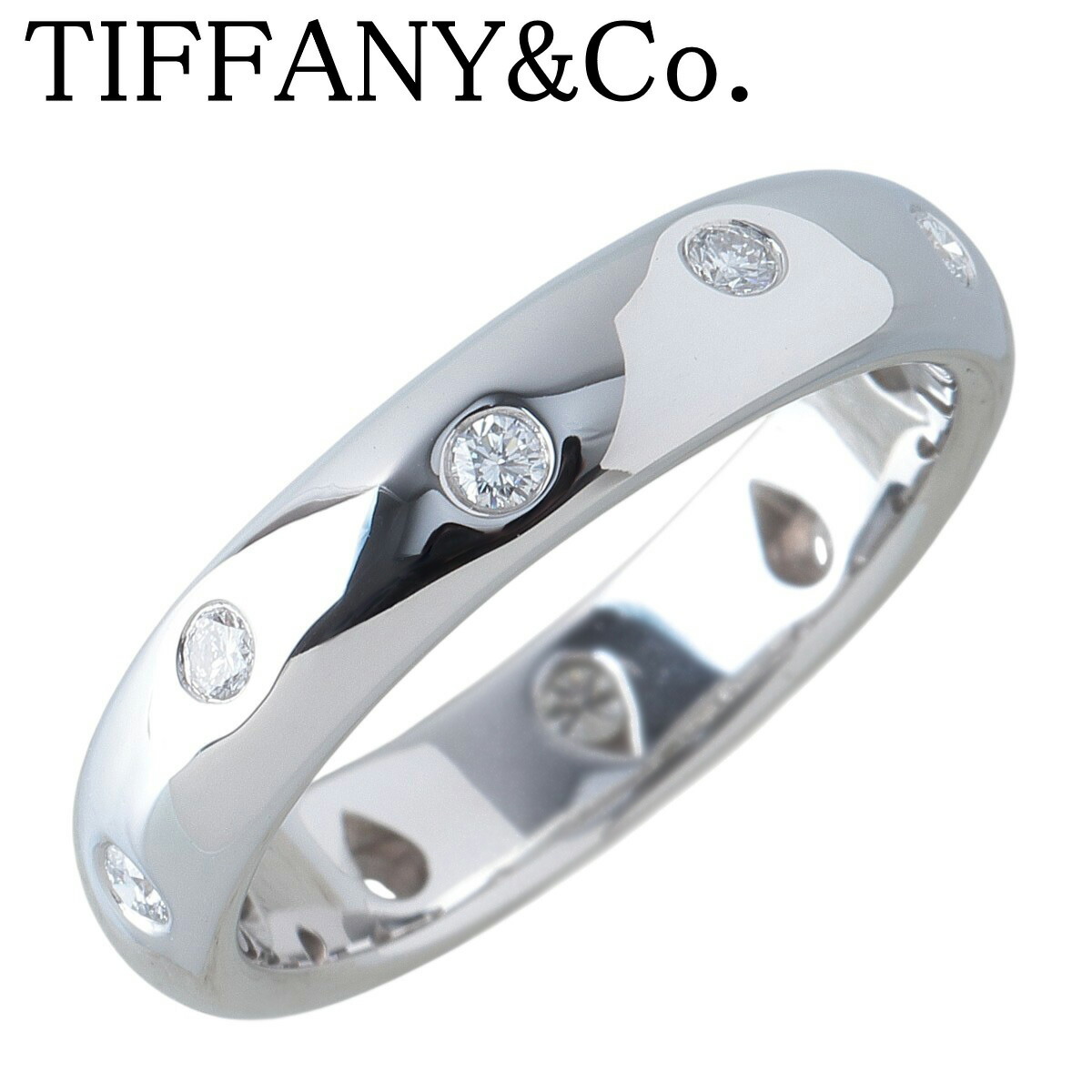 極美品 オールドティファニー ドッツ ダイヤ リング 12.5号 Pt950 楽天市場】ティファニー Tiffany & Co. リング ドッツ ナロー 10