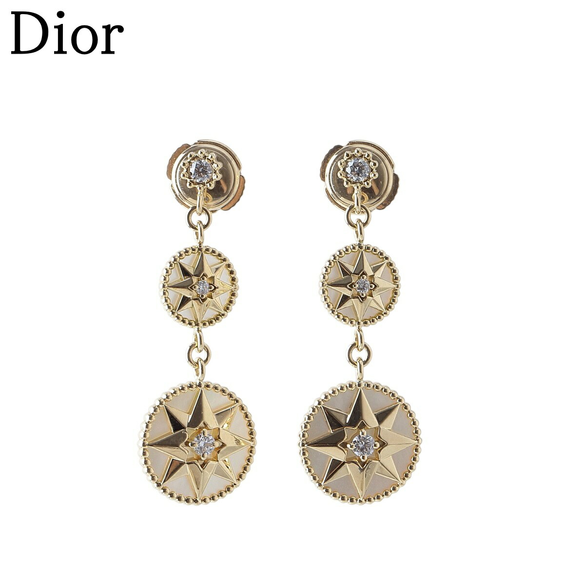 楽天市場】Dior ミミウィ ダイヤ ピアス ダイヤモンド K18YG