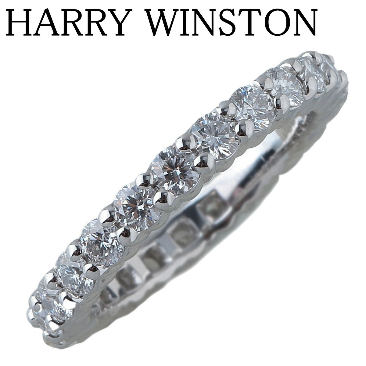 ハリーウィンストン マリッジ ダイヤ リング 11号 Pt950【23398】 ハリーウィンストン マリッジ ダイヤ リング 11号 Pt950【23398