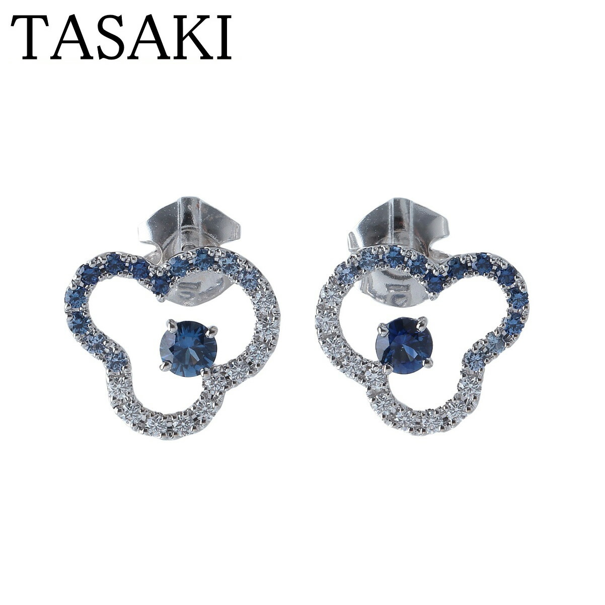 TASAKI K18WG　7ミリパールダイヤモンドピアス　タサキダイヤ真珠ピアス TASAKI K18WG 7ミリパールダイヤモンドピアス タサキダイヤ真珠ピアス