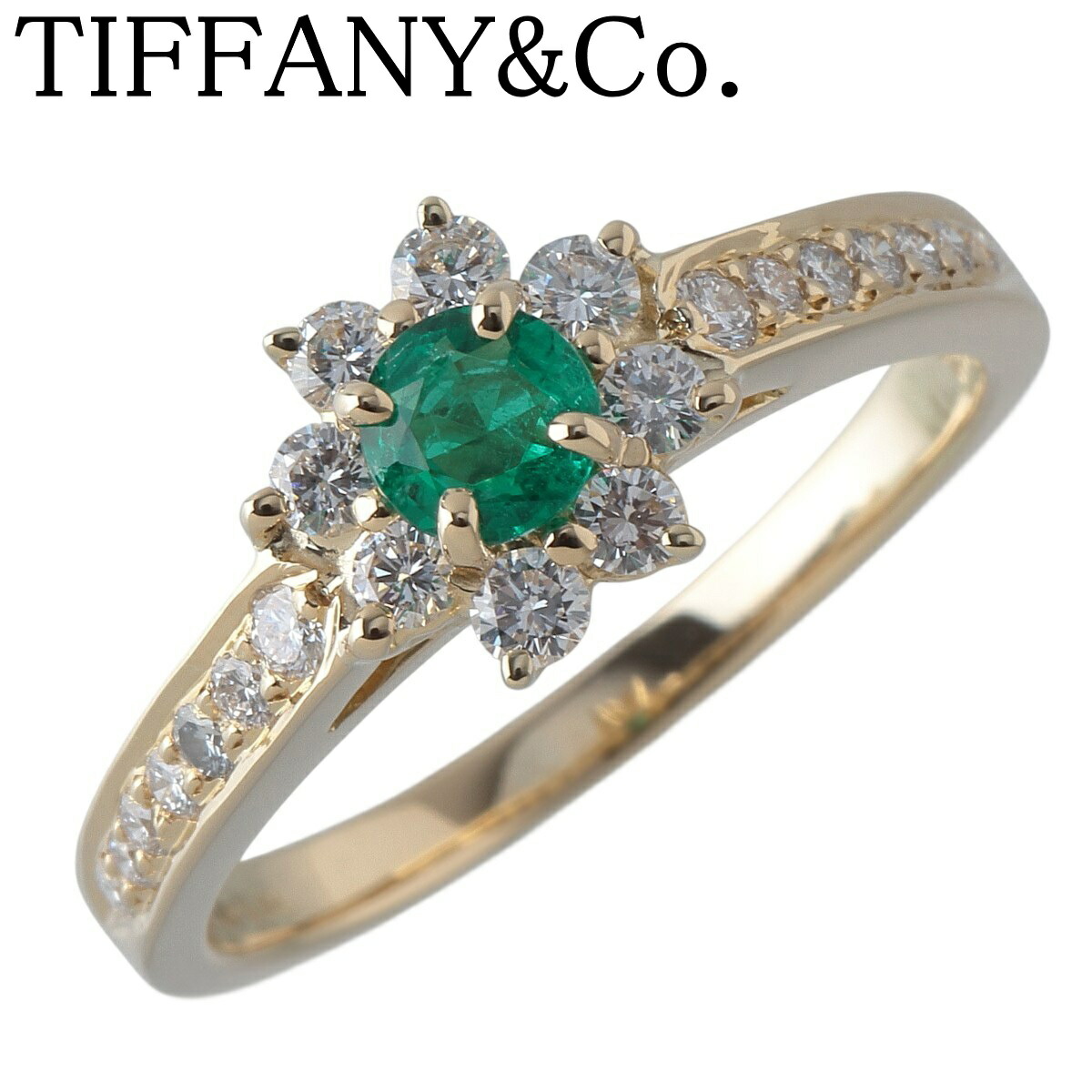 楽天市場】ティファニー Tiffany & Co. リング K18YG エメラルド